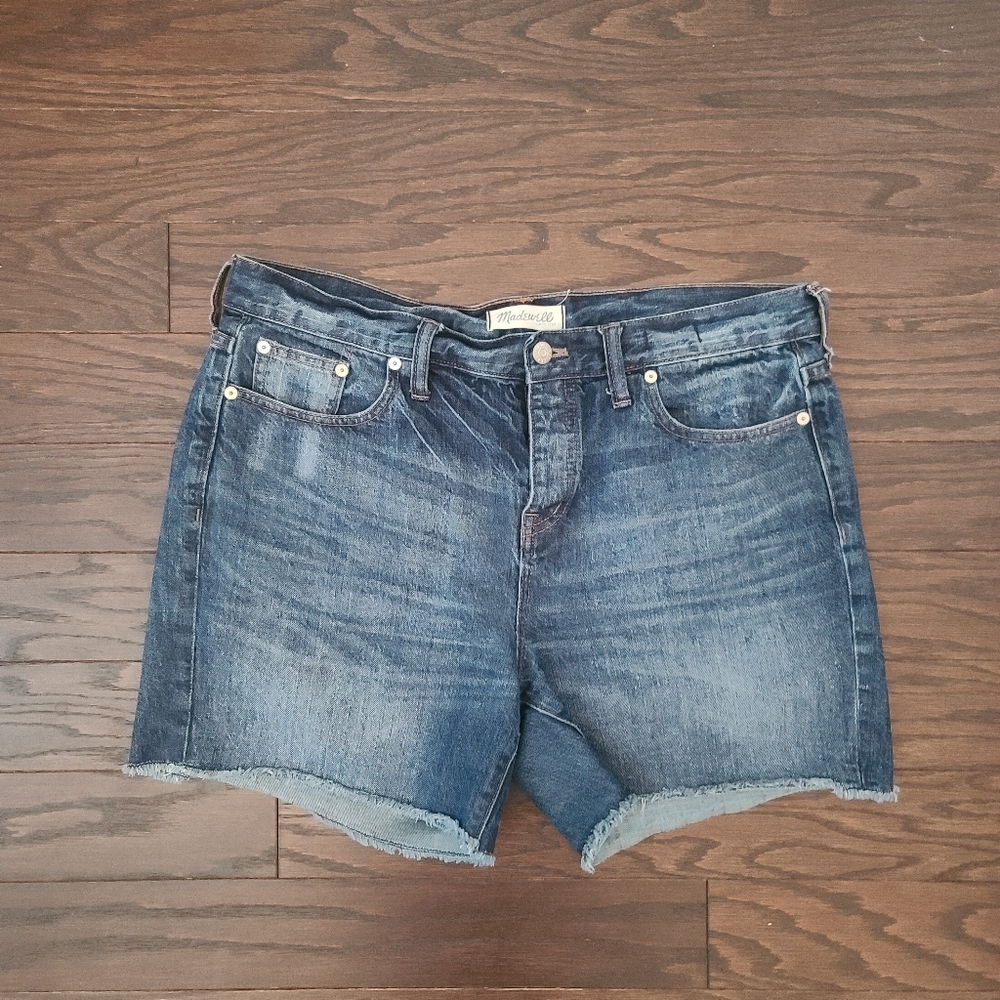 Madewell Raw Hem Denim Shorts